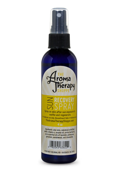 Handmade Sun Recovery Spray - 4 oz. - The Aromatherapy Shoppe Virginia Beach
